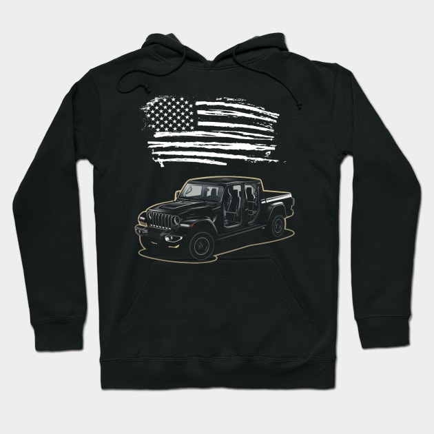 Jeep Gladiator (JT) Hoodie by Moulezitouna